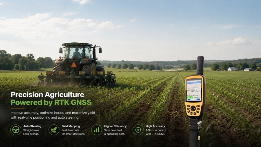 Precision Agriculture Using RTK GNSS