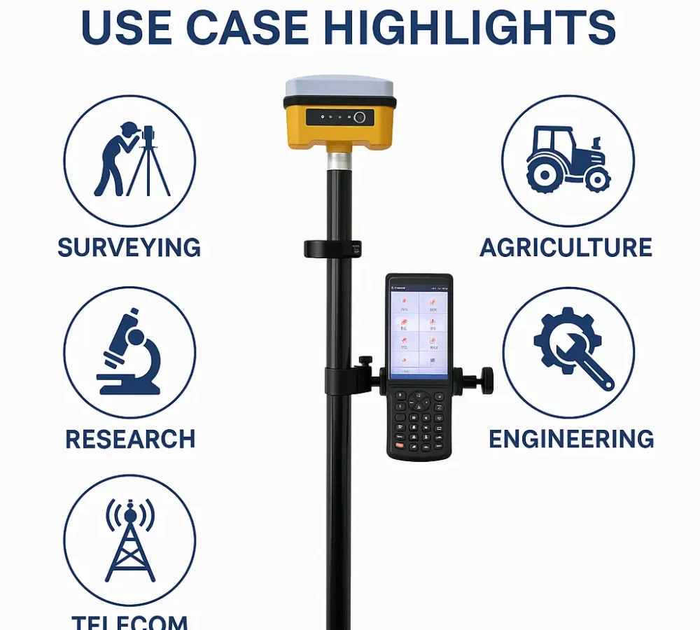 Cube RTK Use Case Surveying, Engineering, Agriculture